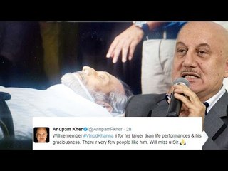 Vinod Khanna's D€ATH Makes Anupam Kher Emotional On Twitter