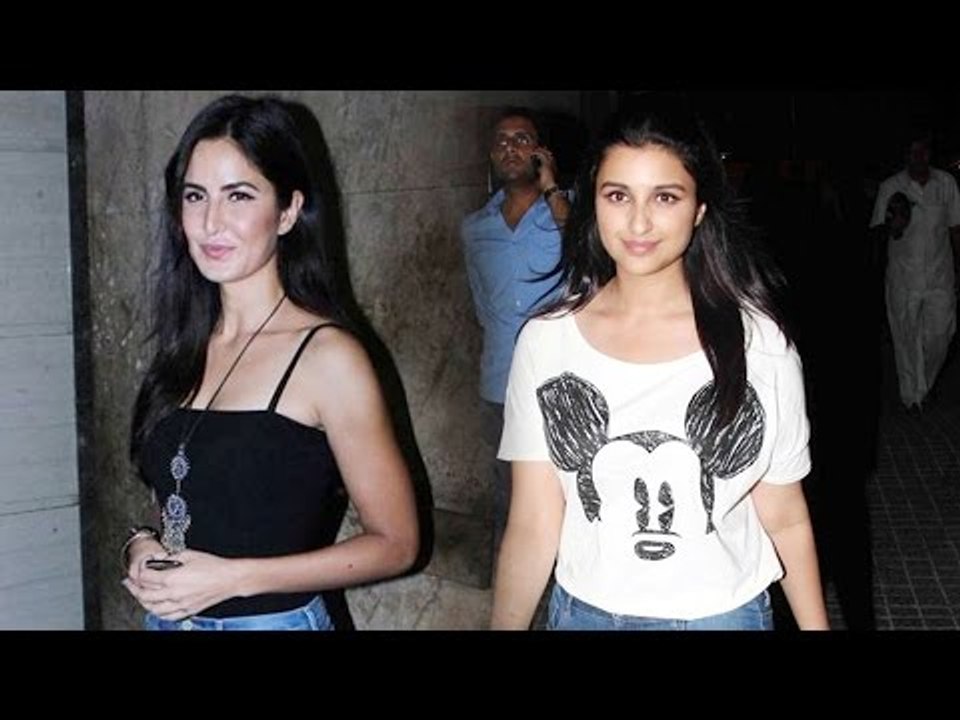Katrina Kaif & Parineeti Chopra Watch Ok Jaanu Spotted At Pvr Juhu