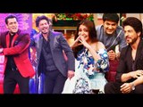 The Kapil Sharma Show - Shahrukh & Anushka, Salman & Shahrukh's DESI DANCE STEPS In Dwarf Movie