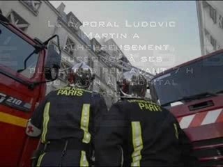 Hommage aux deux Sapeurs Pompiers de Paris