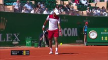 Hot Shot: Djokovic Drills Backhand Pass In Monte-Carlo 2018