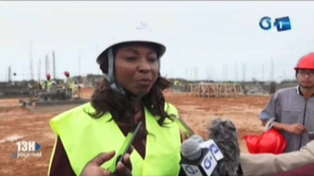 RTG / Visite de la zone économique de Nkok par la Ministre du Travail et de la Formation Professionnelle