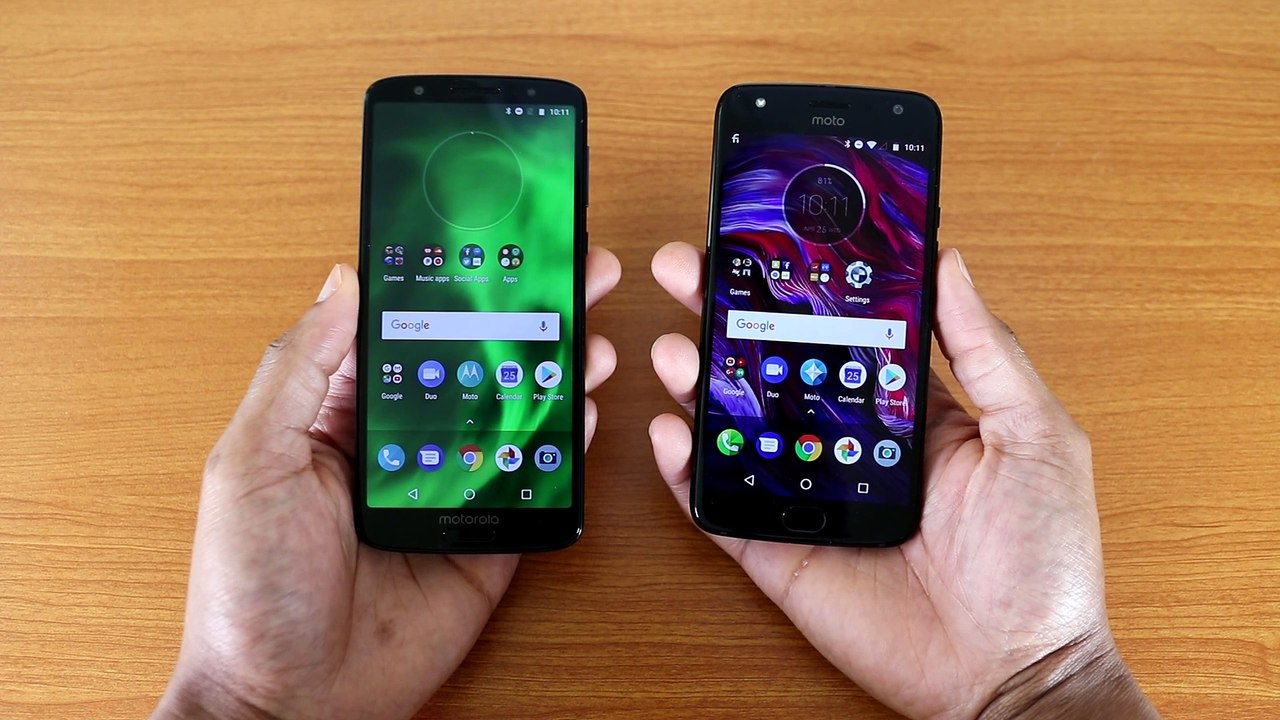 Motorola Moto G6 Vs Moto X4 Speed Test