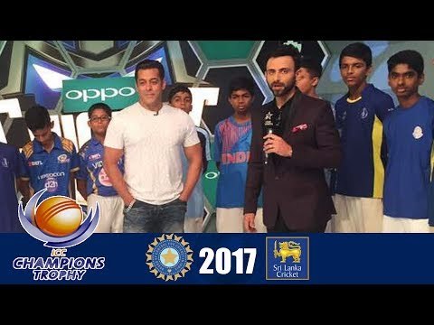 Salman Khan LIVE COMMENTARY For The ICC Champions Trophy India vs Srilanka Match