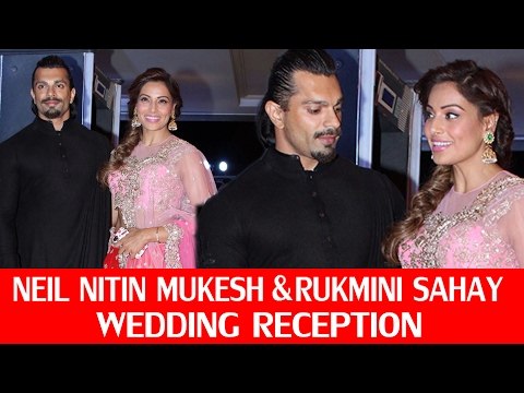 Karan Singh Grover & Bipasha Basu At Neil Nitin Mukesh's Wedding Reception