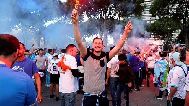 Avant OM - Salzbourg : la très chaude ambiance des supporters marseillais