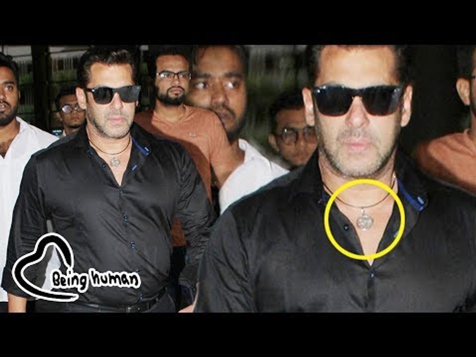 Salman Khan Wears NEW LUCKY LOCKET - Watch