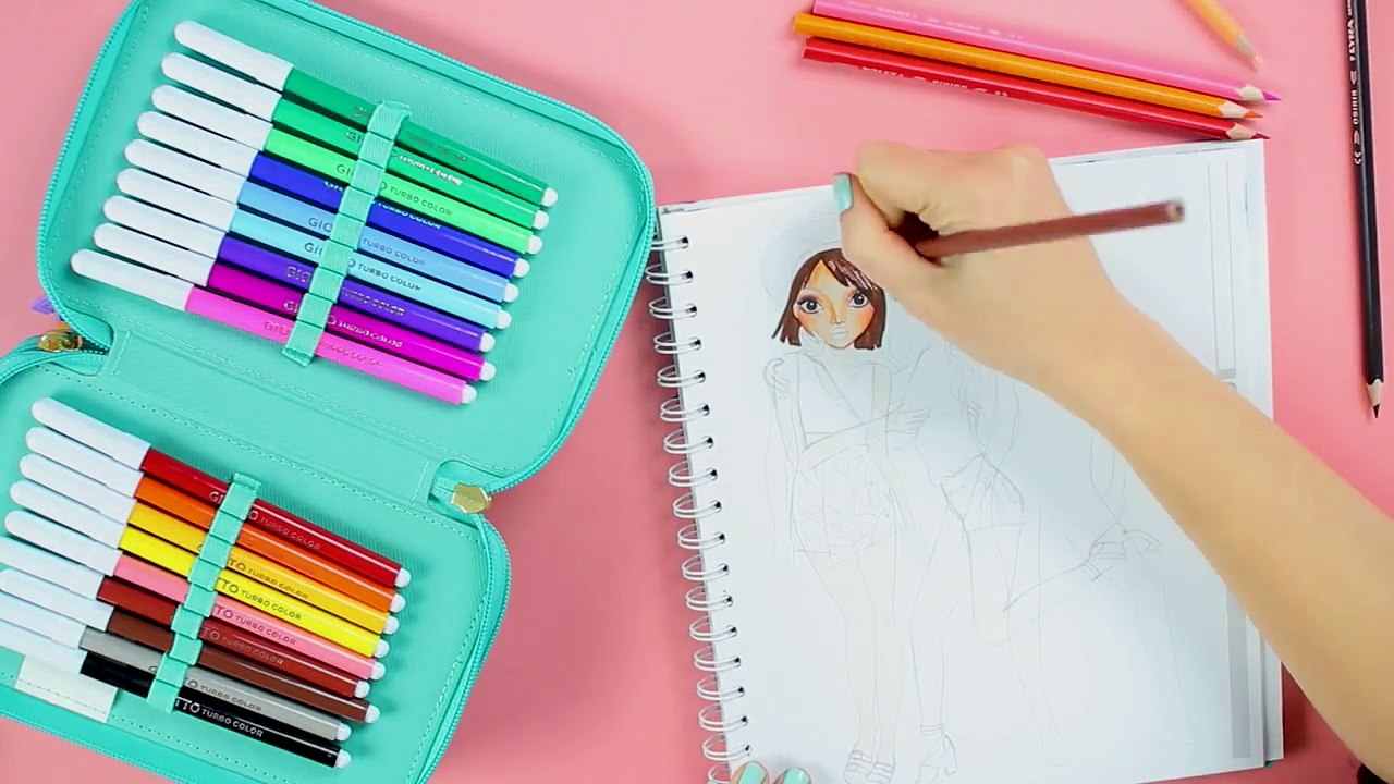 Ich verwende NUR Stifte aus einem Schulmäppchen! | CHALLENGE || Foxy Draws