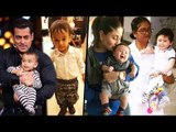 Salman's Nephew Ahil Goes In Cute Denims , Kareena's Baby Taimur Looks SUPER CUTE In Latest Pictures