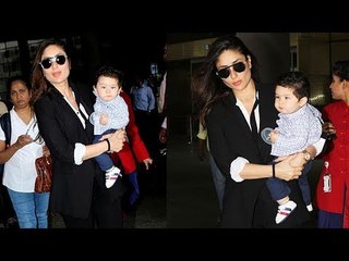 Taimur Ali Khan With Mom Kareena Kapoor - Back In Town