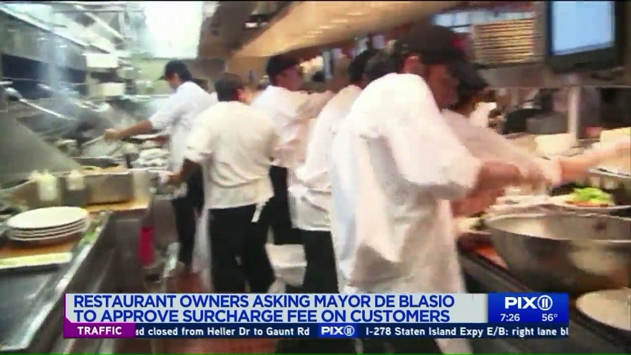 New York City Restaurants Propose Surcharges for Customers