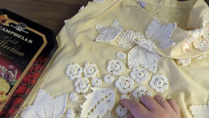 Flower layout for the Flowers of Dunes dress