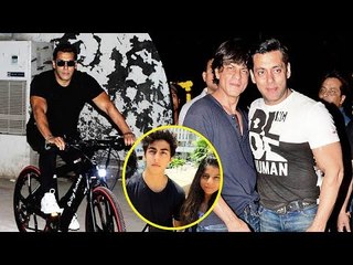 Salman Khan Gifts Shahrukh's Kids With His Being Human E-Cycle