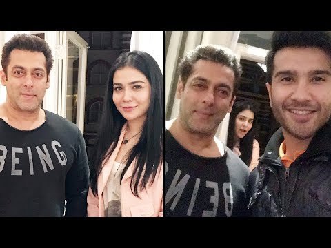 Salman Khan With Pakistani Actors Humaima Malick & Feroz Khan In London