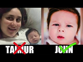Kareena Kapoor CHANGES Name Of Baby Taimur To John