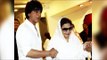 Shahrukh Khan Shows Respect Towards Farida Jalal At Vinod Khanna's Prayer Meet