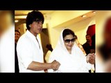 Shahrukh Khan Shows Respect Towards Farida Jalal At Vinod Khanna's Prayer Meet