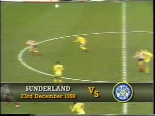 Sunderland - Leeds United 23-12-1990 Division One