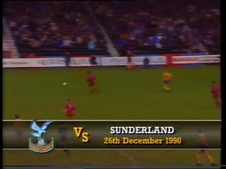 Crystal Palace - Sunderland 26-12-1990 Division One