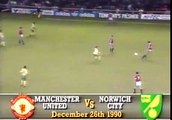 Manchester United - Norwich City 26-12-1990 Division One