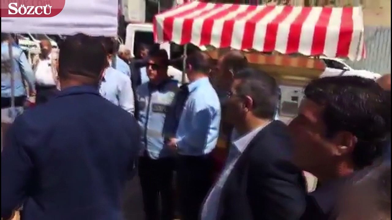AKP'li belediye CHP'nin seçim çadırına müdahale etti