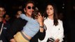 Shahrukh & Anushka With Abram Arrive From Dubai After Jab Harry Met Sejal Promotion