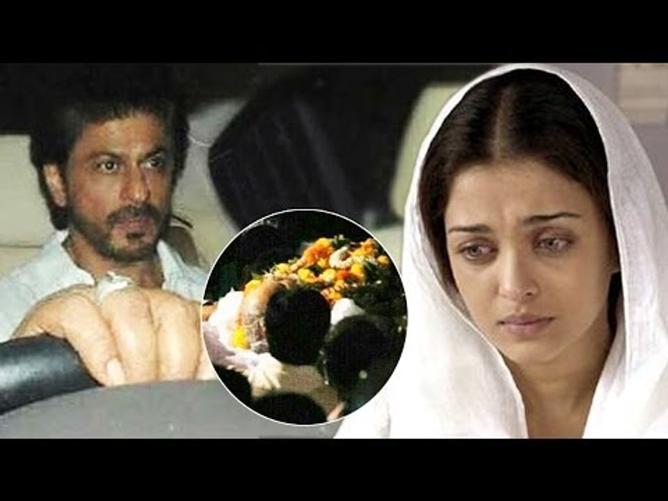 Shahrukh Khan AT Aishwarya Rai Father Krishnaraj Rai’s Funeral