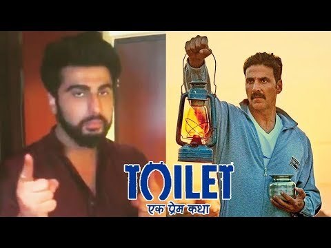 Arjun Kapoor PROMOTES Akshay's Toilet Ek Prem Katha