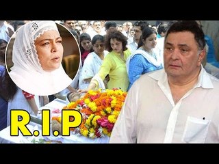 Rishi Kapoor's Emotional Tweet On Reema Lagoo's De@th