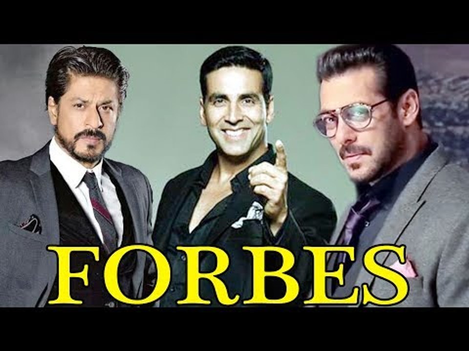 Salman, Shahrukh, Akshay Tops Forbes World Highest Paid Celebrities