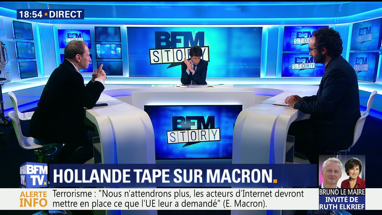 François Hollande continue de tacler Emmanuel Macron