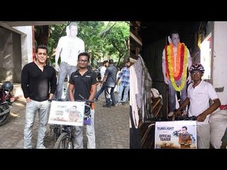 Salman Meets FAN Cycled From Bihar To Meet Him In Mumbai