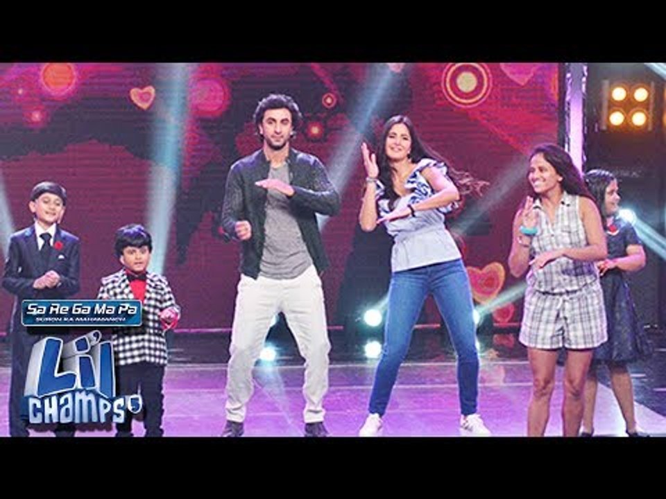 Ranbir Kapoor And Katrina Kaif Dance PERFORMANCE On Sa Re Ga Ma Pa Lil Champs