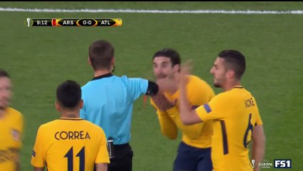 Sime Vrsaljko RED CARD HD - Arsenal 0-0 Atl. Madrid 26.04.2018