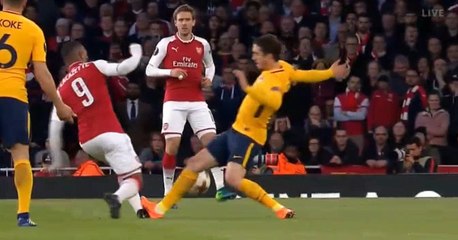 Sime Vrsaljko RED CARD HD - Arsenal 0-0 Atl. Madrid 26.04.2018
