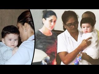 Kareena Kapoor Spotted With Baby Taimur Outside Residence