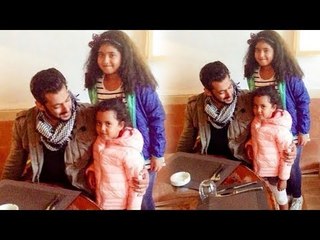 Salman Khan With Little Fans On Tiger Zinda Hai Sets In Morocco