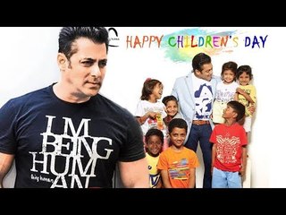 Salman Khan's Children's Day 2017 Celebration With KIDS - BEING HUMAN