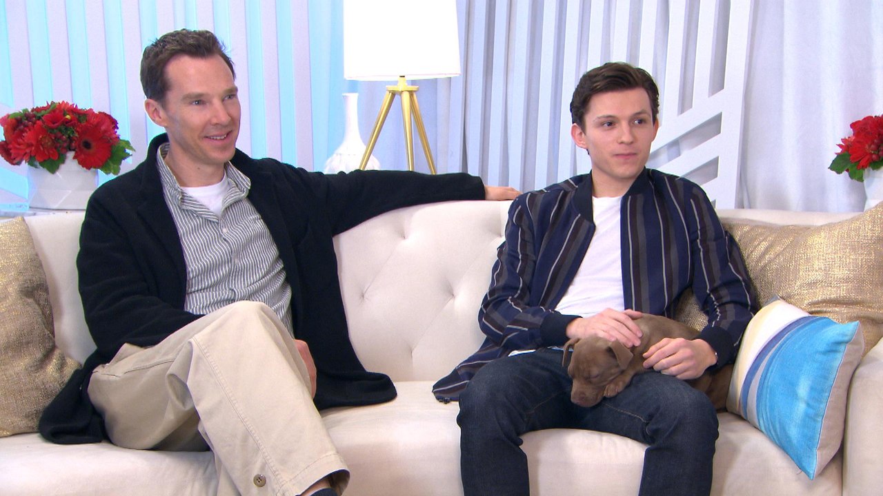 Tom Holland & Benedict Cumberbatch Talk Filming "Infinity War"