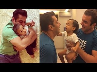 Salman's Family Playing With Arpita's CUTE Son Ahil | Will Melt Your Heart