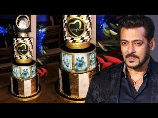 Salman Khan's Special Birthday Cake Featuring Tiger Zinda Hai mov
