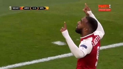 Alexandre Lacazette Goal HD - Arsenal	1-0	Atl. Madrid 26.04.2018