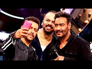 Salman's SELFIE MOMENT With Ajay Devgn & Rohit Shetty - Golmaal Again | Salman's Show