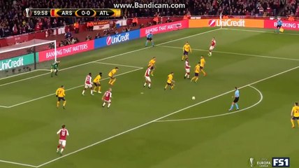 Alexandre  Lacazette Goal - Arsenal vs Atletico Madrid 1-0 26/04/2018