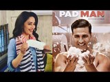 Madhuri Dixit Poses With Sanitary Pad In PadMan Challenge