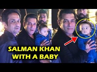 Salman Khan Plays Like Kid With Small Baby - Watch