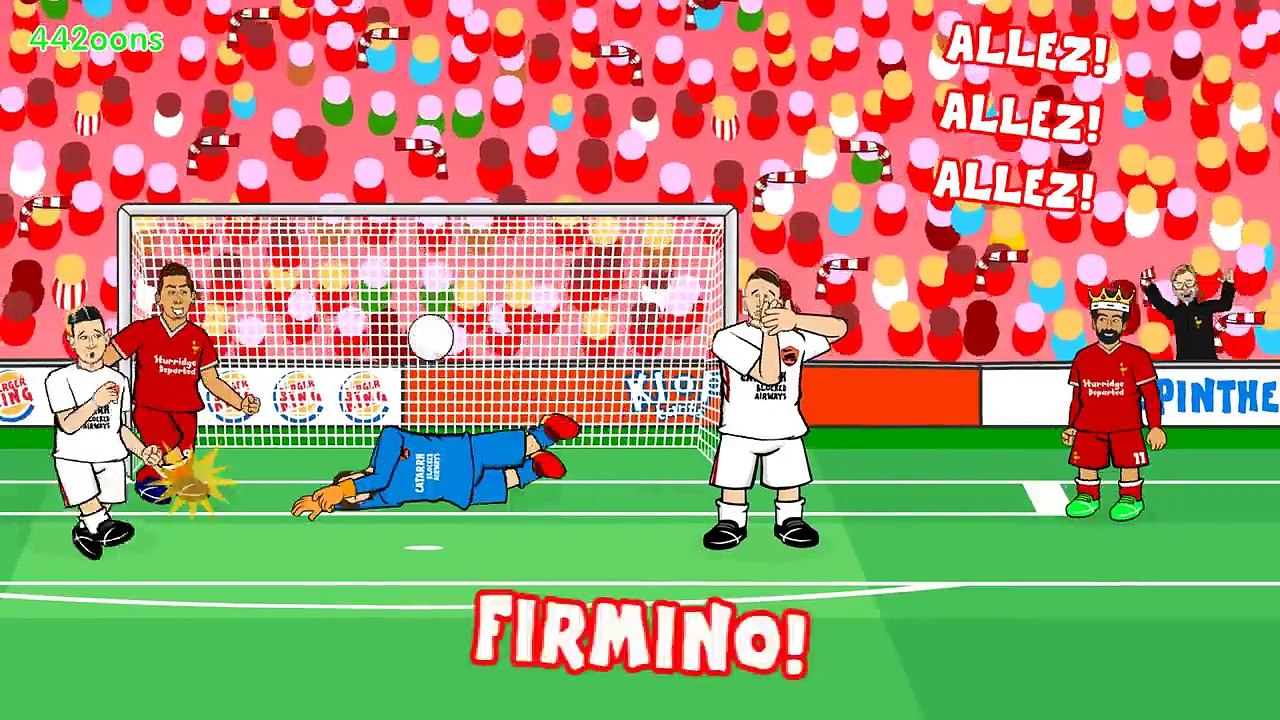 ALLEZ ALLEZ ALLEZ! 5-2! Liverpool vs Roma (Champions League Semi-Final 2018 goals highlights)