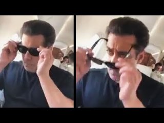Salman Khan's Amazing BOOMERANG VIDEO - Leaves For DABANGG TOUR DELHI