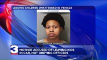 Mother Accused of Fighting with Police After Leaving Children in Locked Car