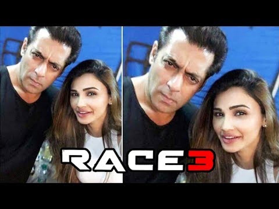 Salman Khan Takes Selfie With Daisy Shah On The Set Of Race 3